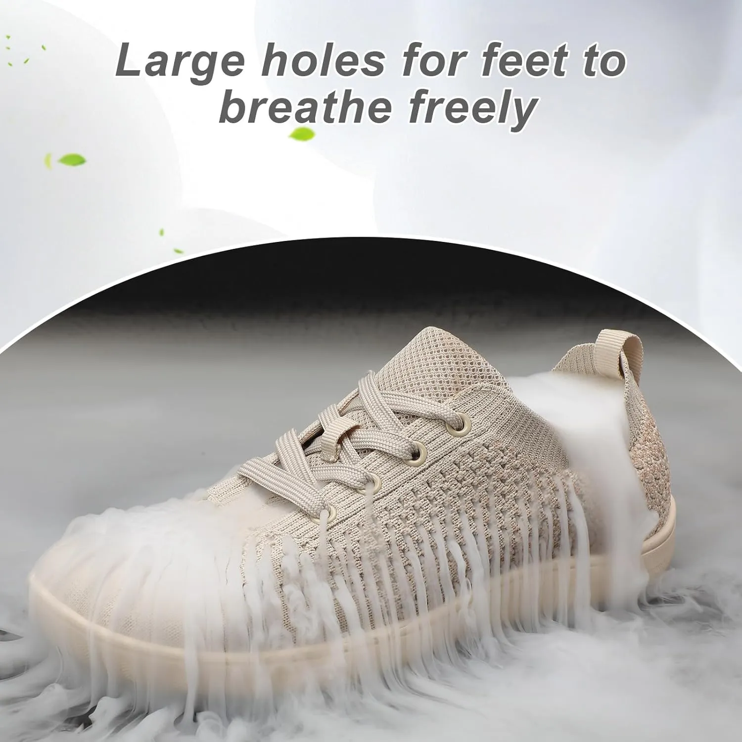 Women's Walking Shoes Wide Toe Box Diabetic Barefoot Shoes with Breathable Zero Drop Sole for Edema, Back Pain Relief