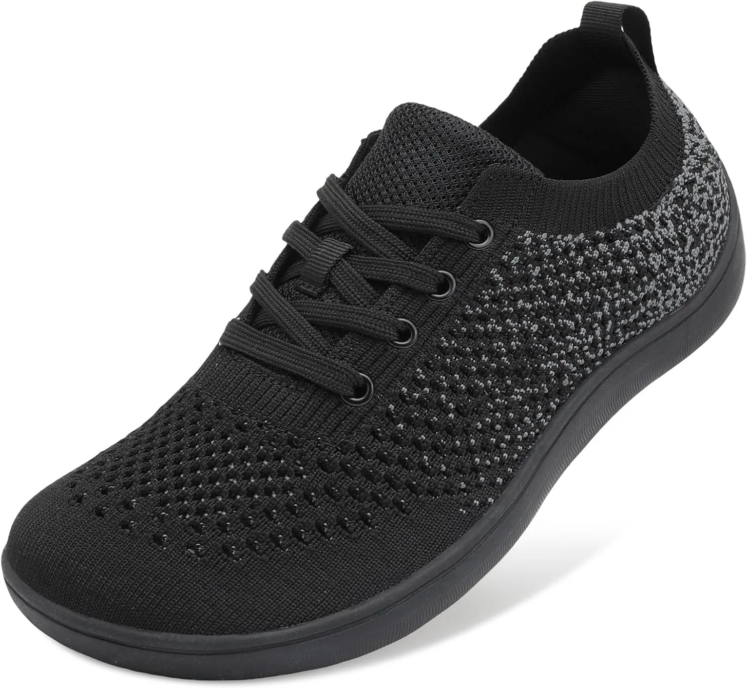 Women's Walking Shoes Wide Toe Box Diabetic Barefoot Shoes with Breathable Zero Drop Sole for Edema, Back Pain Relief
