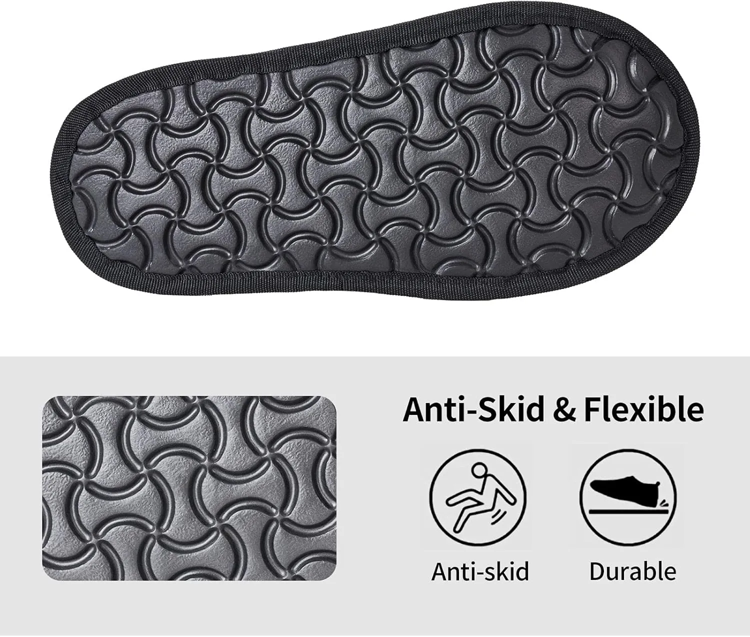 Women's Washable Slippers Padded Sole for Comfort for Home Hotel Spa Bedroom Guests,Hotel,Travel,Funny Slippers Fits Up to Most Adults