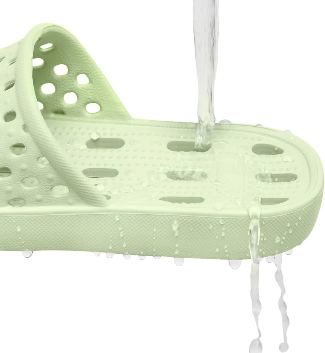 WOTTE Shower Sandals Women Quick Drying Bath Slippers Non Slip Dorm Shoes