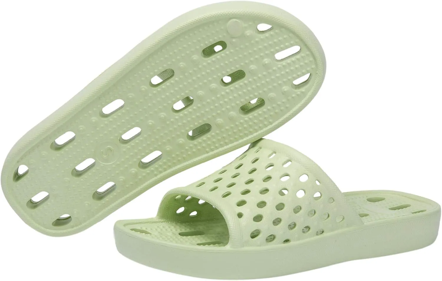 WOTTE Shower Sandals Women Quick Drying Bath Slippers Non Slip Dorm Shoes