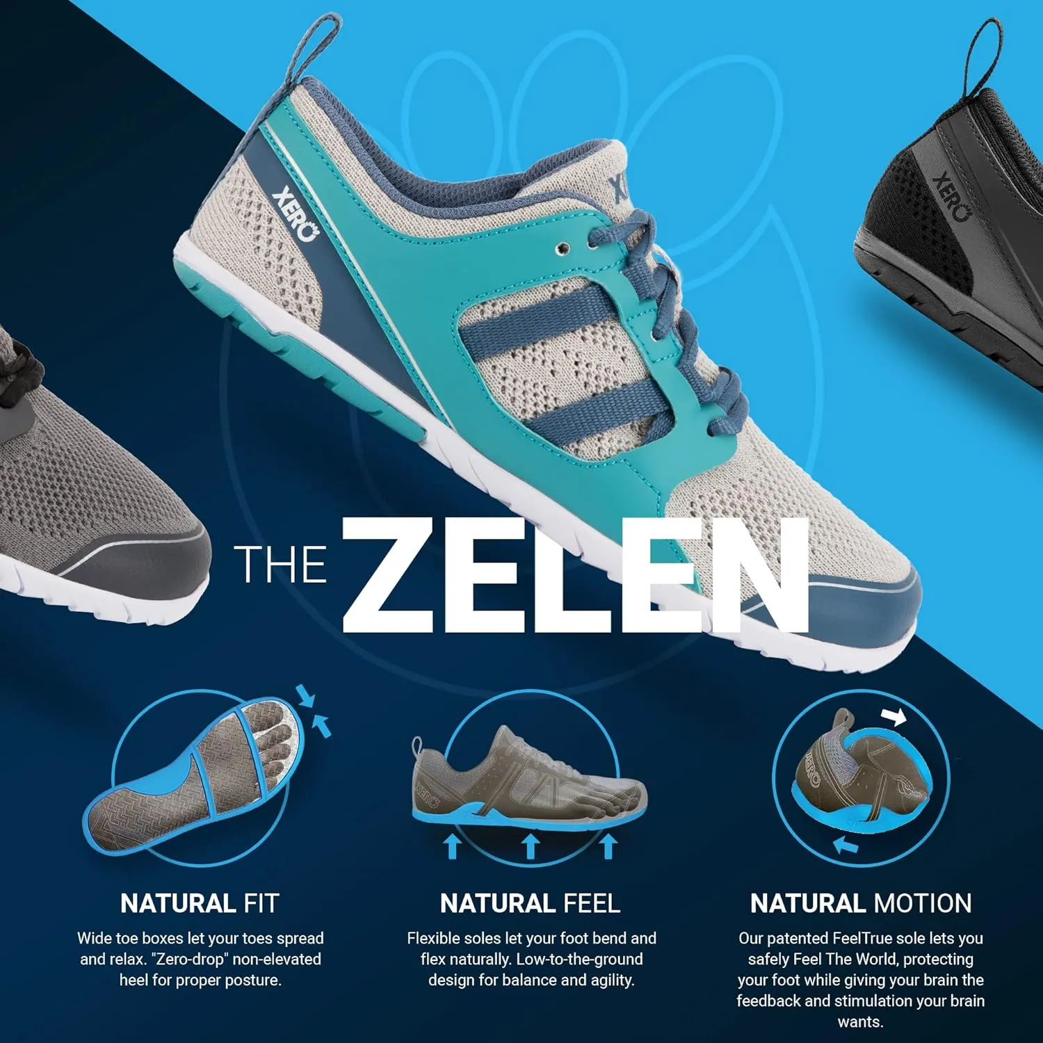 Xero Shoes Women's Zelen Barefoot Running Shoe