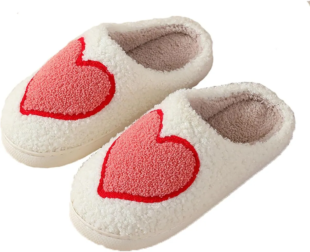 YJEUS Women's House Slippers - Fluffy Plush Memory Foam Indoor Slippers for Ladies