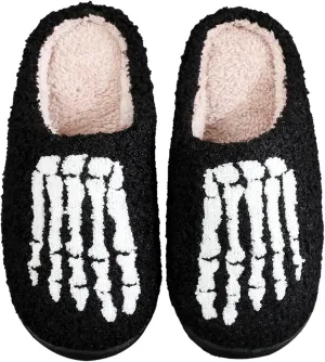 YJEUS Women's House Slippers - Fluffy Plush Memory Foam Indoor Slippers for Ladies