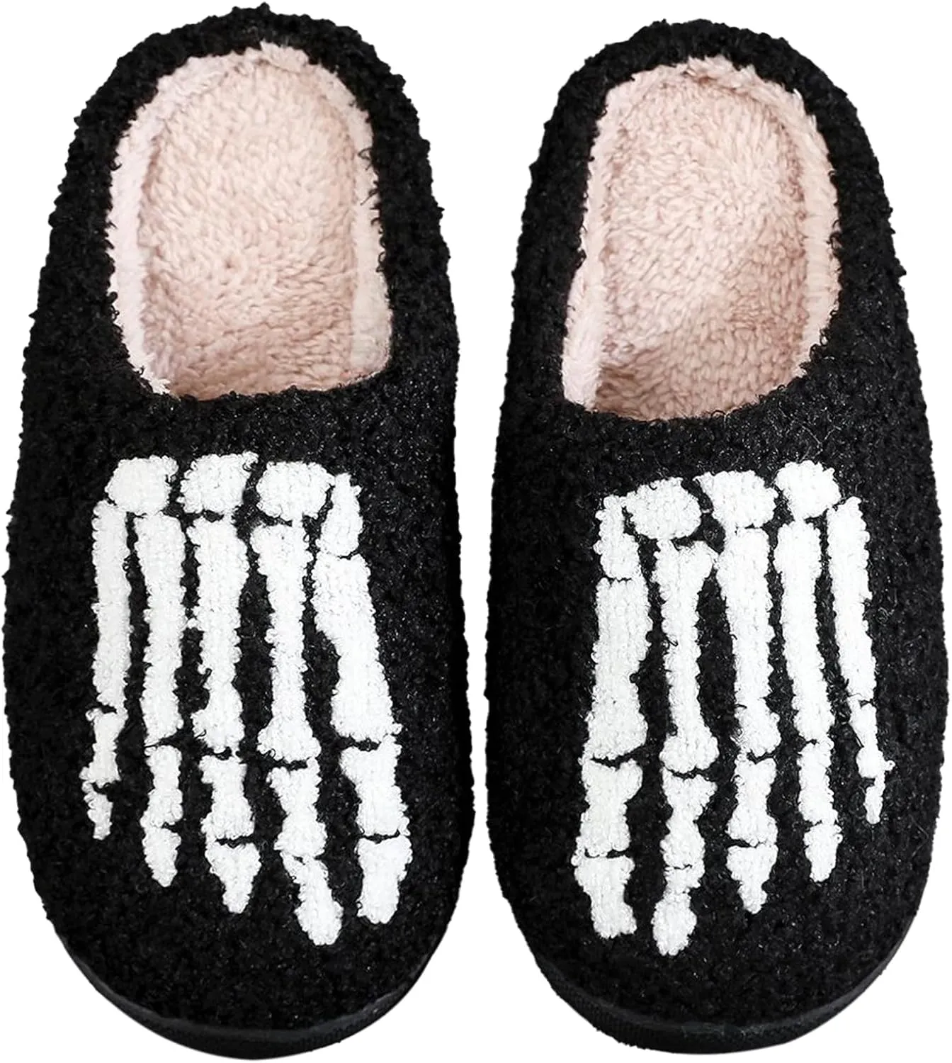 YJEUS Women's House Slippers - Fluffy Plush Memory Foam Indoor Slippers for Ladies