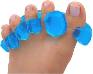 YogaToes GEMS: Gel Toe Stretcher & Separator - America’s Choice for Fighting Bunions, Hammer Toes (Small fits Shoe Sizes W: 7 and Over/M: 7 and Over) Sold as Pair
