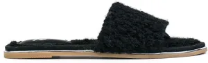 Yosi Samra Womens Rose Faux Shearling Slipper