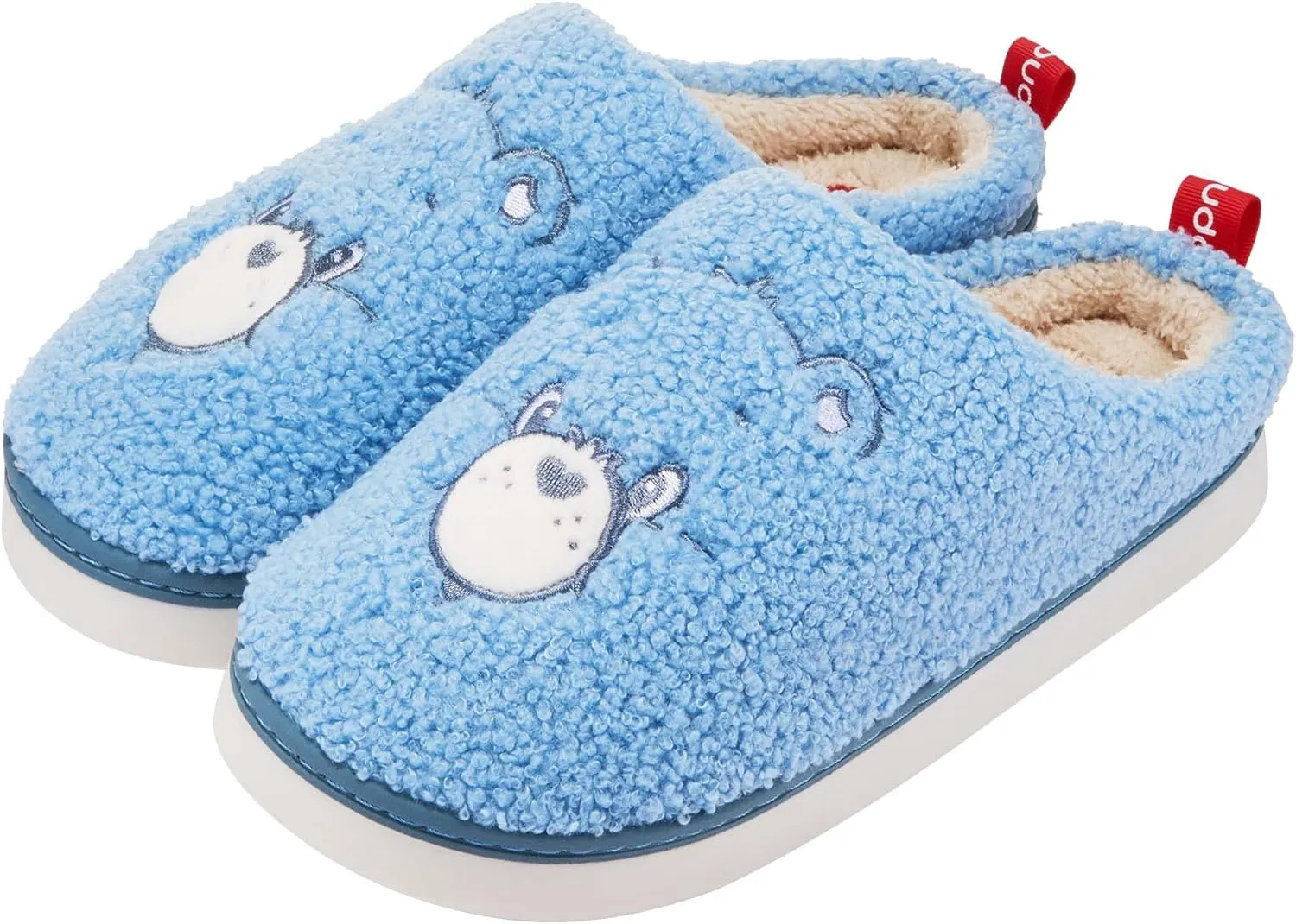 YUNGPRIME Care Bears House Slippers Cozy Slip on Fluffy Scuff Shoes for women and men