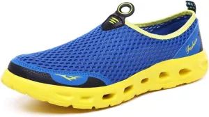 ZXWFOBEY Men-Women LoaferFlats Breathable Mesh Shoes Sailing Up Beach Water Shoes Quick Drying Aqua Trainers Casual Shoes