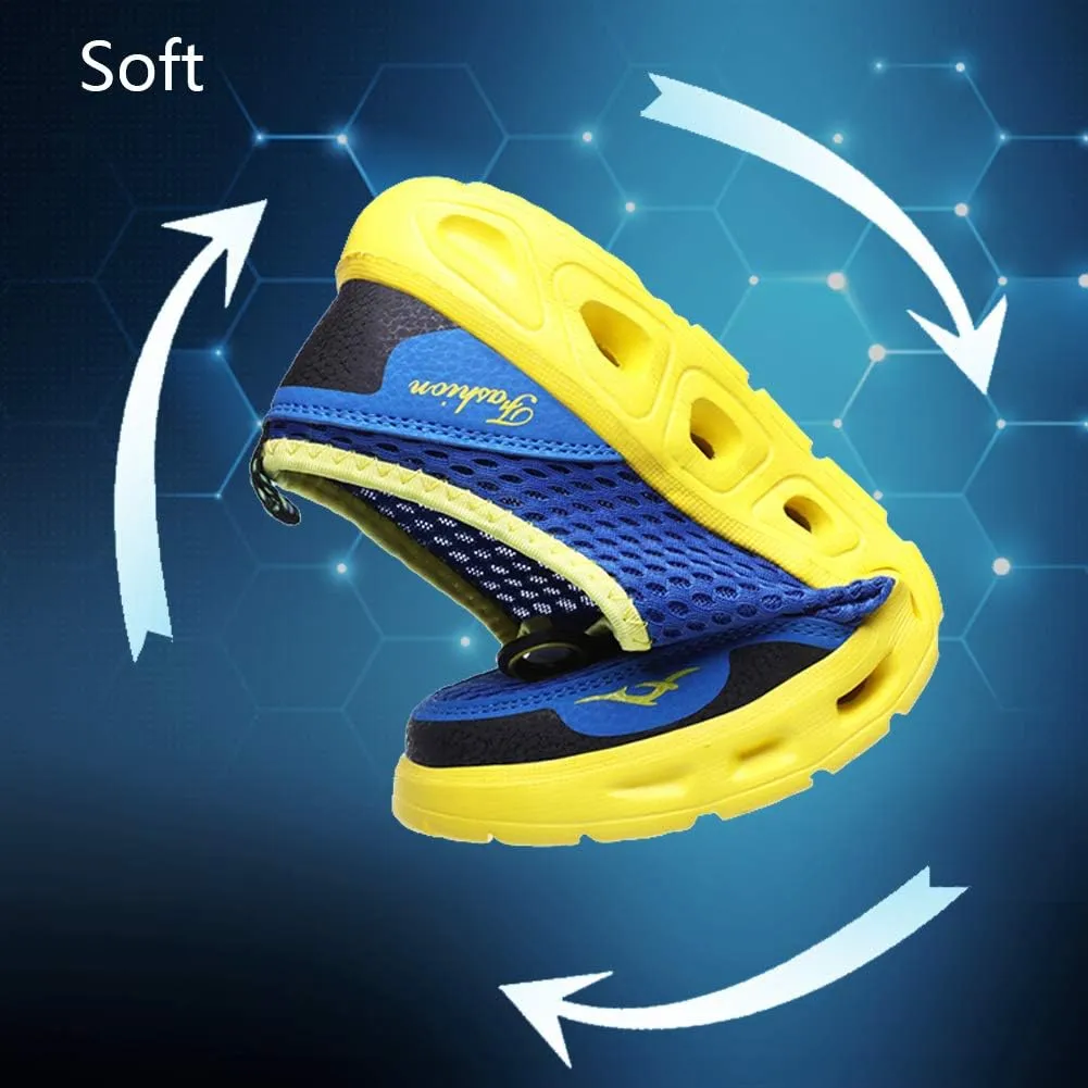 ZXWFOBEY Men-Women LoaferFlats Breathable Mesh Shoes Sailing Up Beach Water Shoes Quick Drying Aqua Trainers Casual Shoes